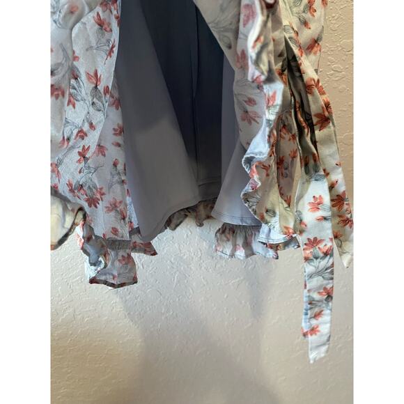 Gal Meets Glam Anthropologie Marianna Floral Dress Sz 6P - Picture 9 of 9